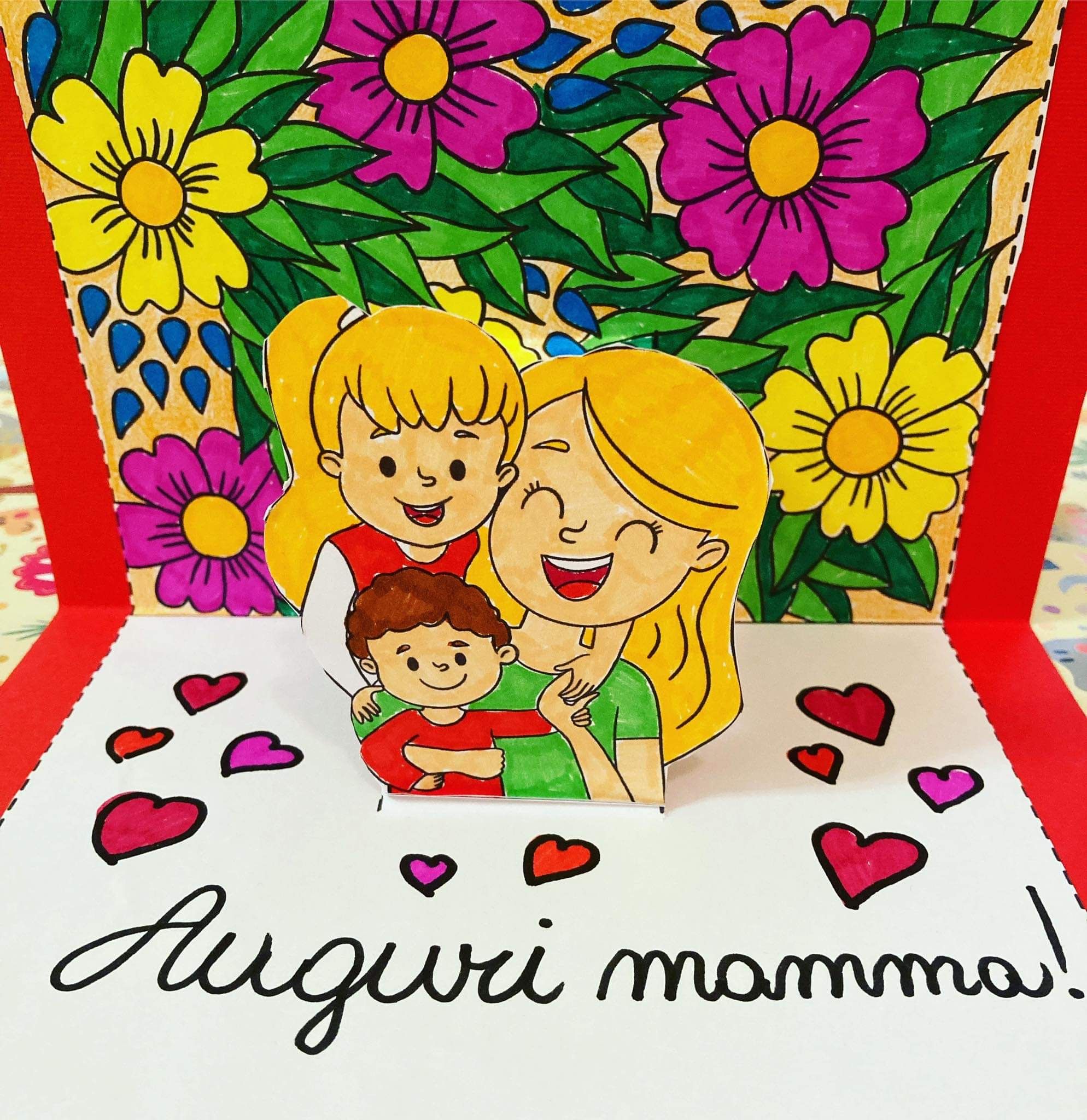 Biglietto pop up per la Festa della Mamma –