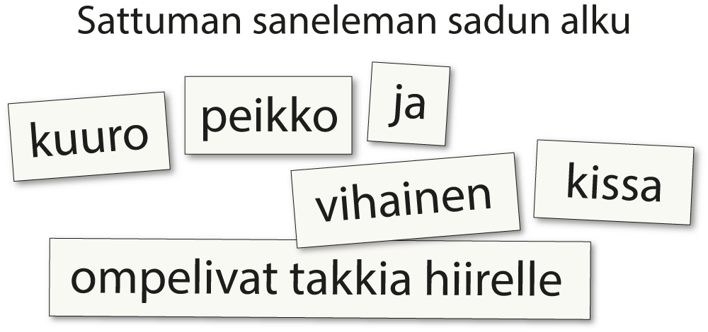 Kettu lentää -aineisto: eläinsatuja ja eläinpelejä – 