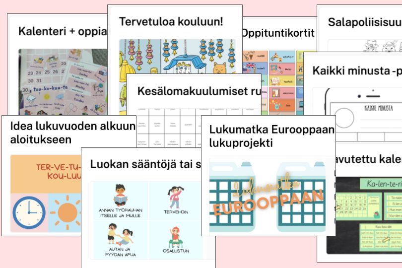 Opetusideoita kootusti lukuvuoden alkuun – 