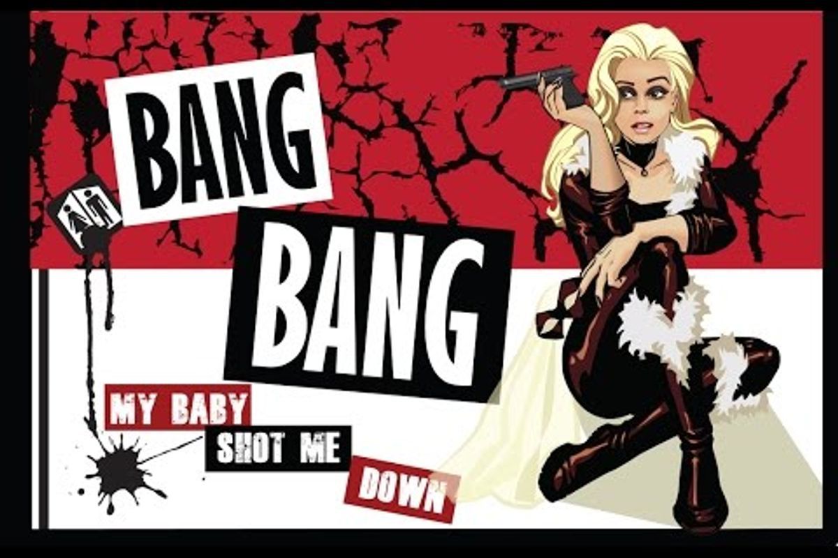Blink bang bang. Nancy Sinatra Bang Bang. Bang Bang my Baby shot me down Nancy Sinatra. Nancy Sinatra Bang Bang обложка.