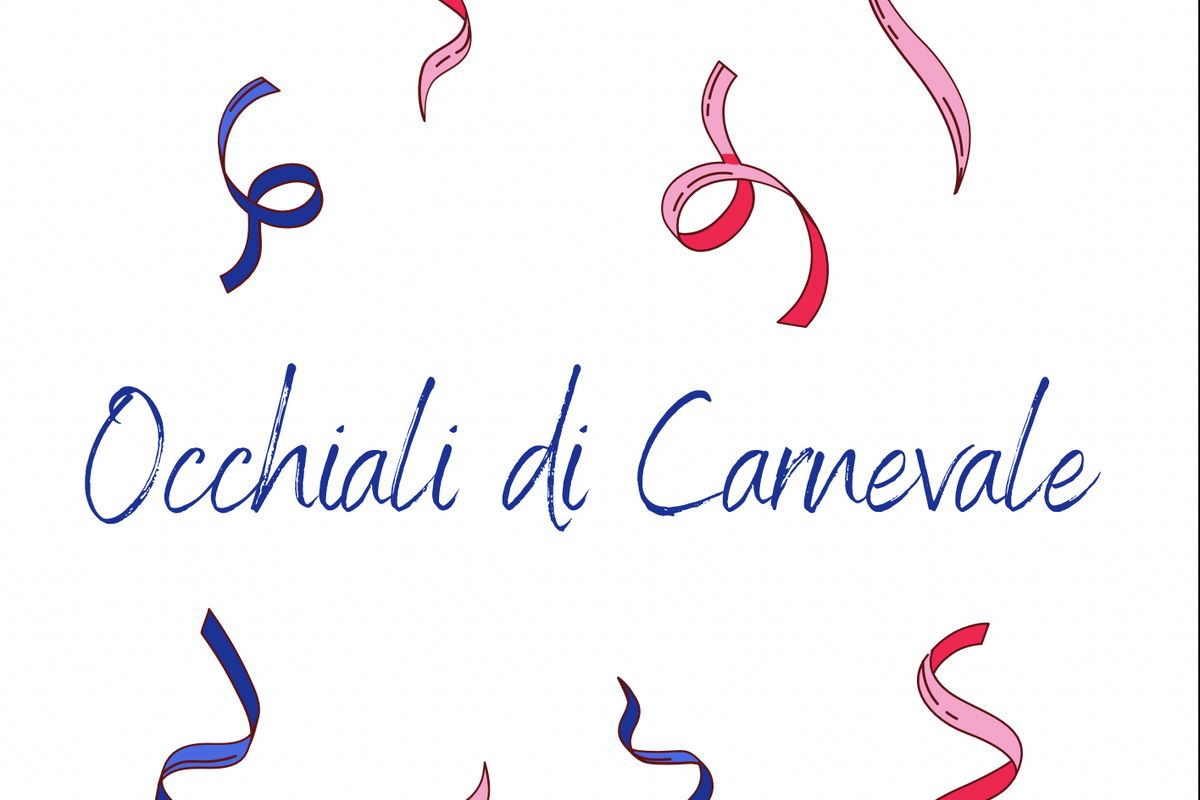 Occhiali di carnevale Stock Photo