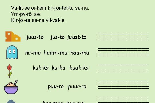  suomen kieli: pitkä vokaali ja kaksoiskonsonantti – 