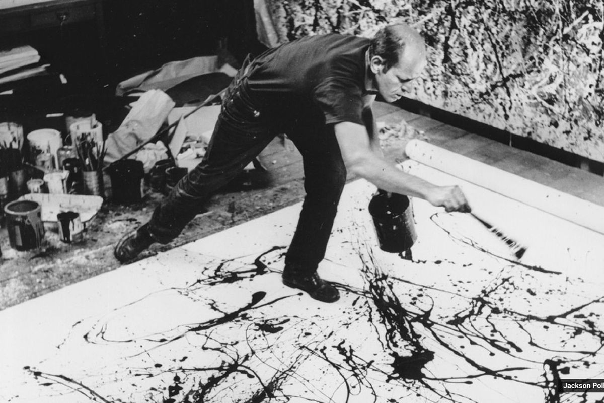 L'action art per bambini, ovvero Jackson Pollock completamente rivisitato