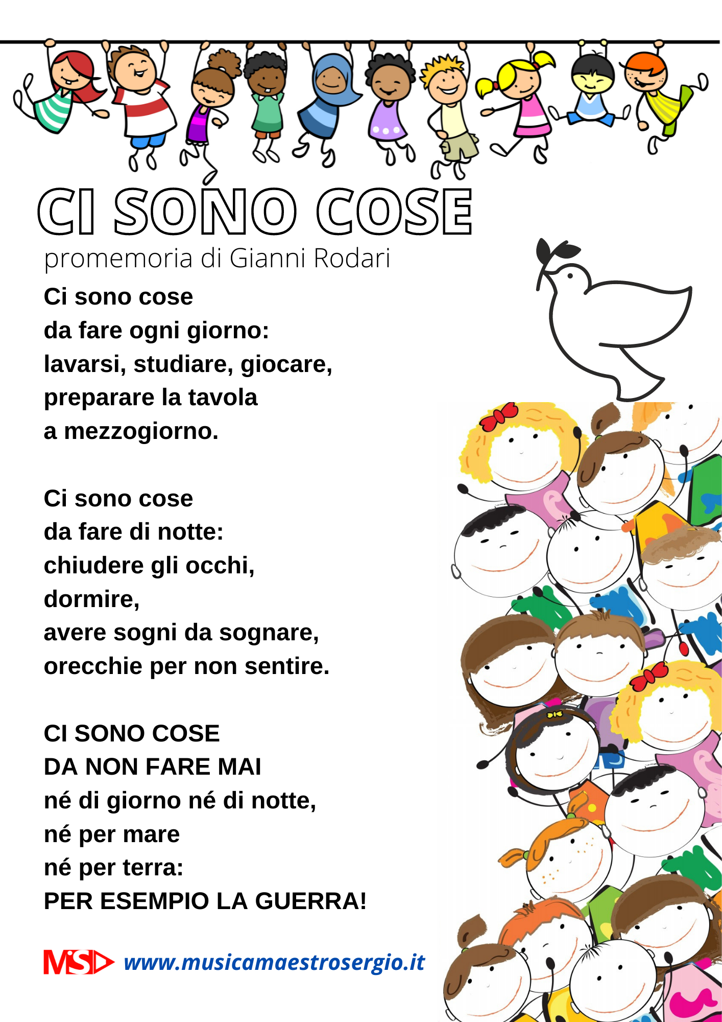 Ci sono cose - CANTIAMO Promemoria di GIANNI RODARI –